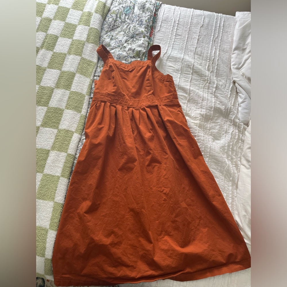 Summer Dress XL 98% cotton Ochre Color
